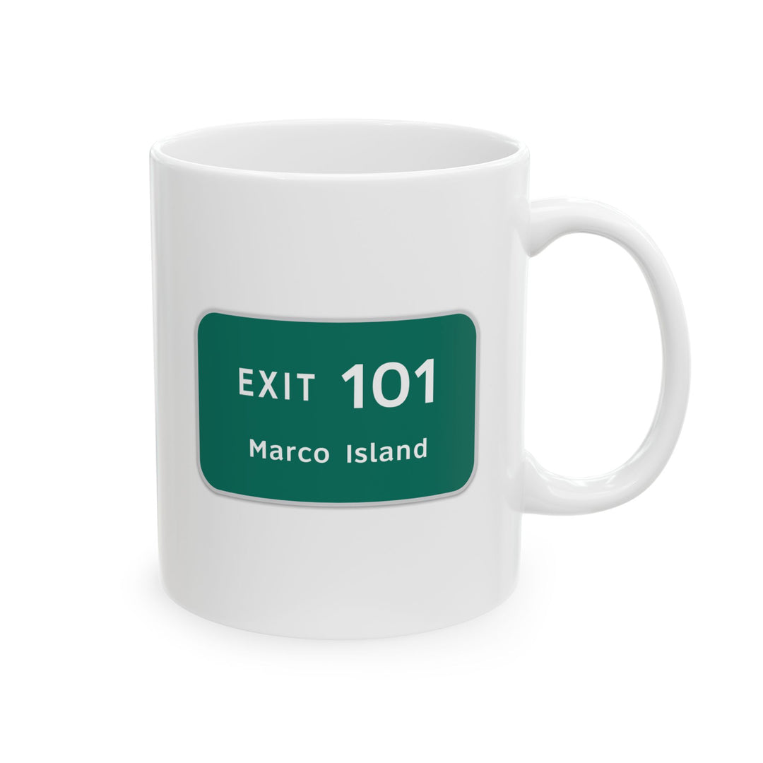 EXIT 101 Marco Island Coffee Mug
